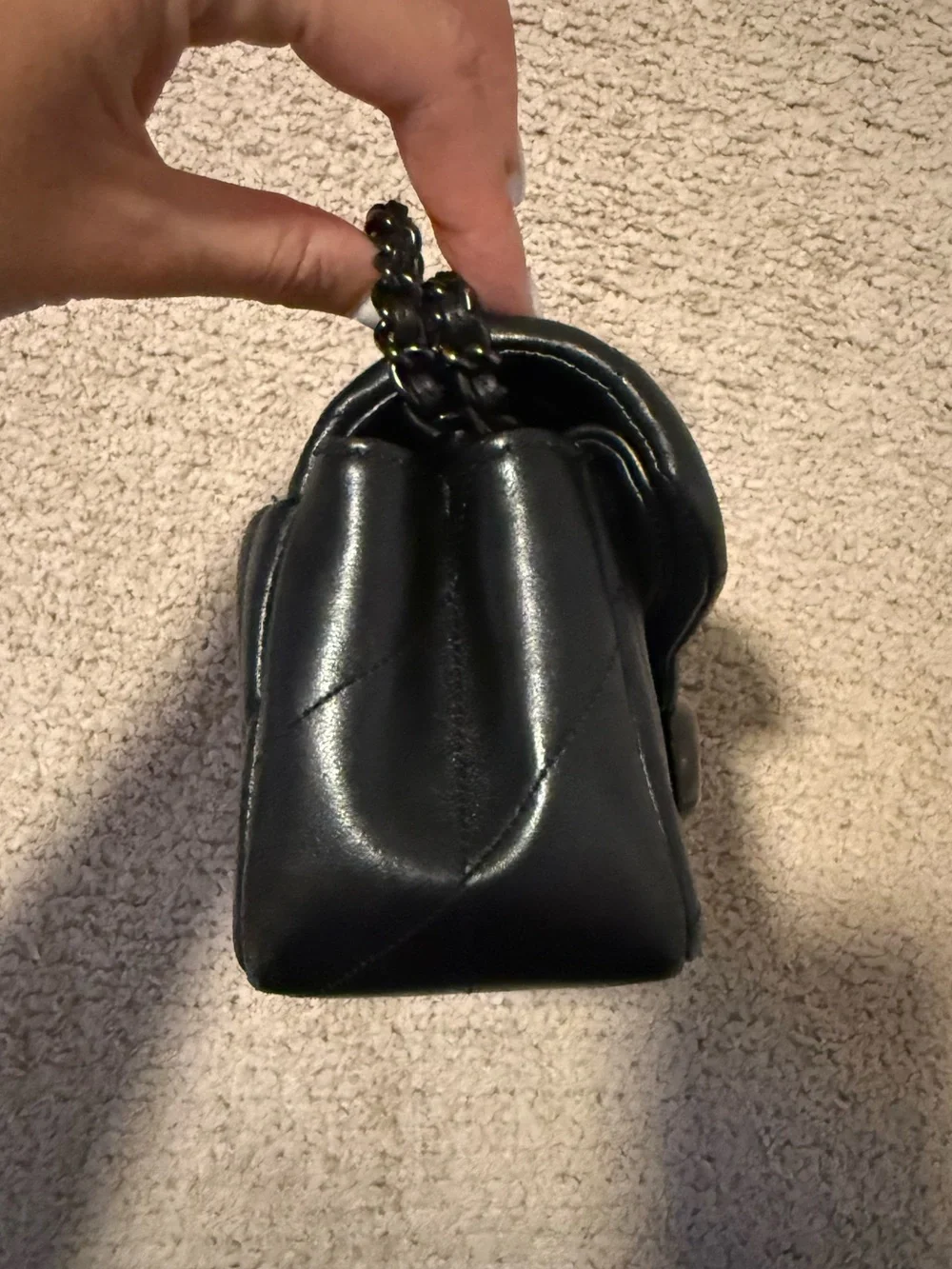 Coach Tabby 20 Quilted Leather Shoulder Bag – Black Hardware